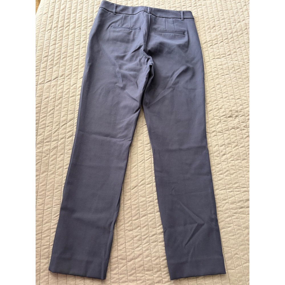White House Black Market The Slim Ankle Pants Navy Blue‎ 10L Office Trousers - Picture 8 of 10